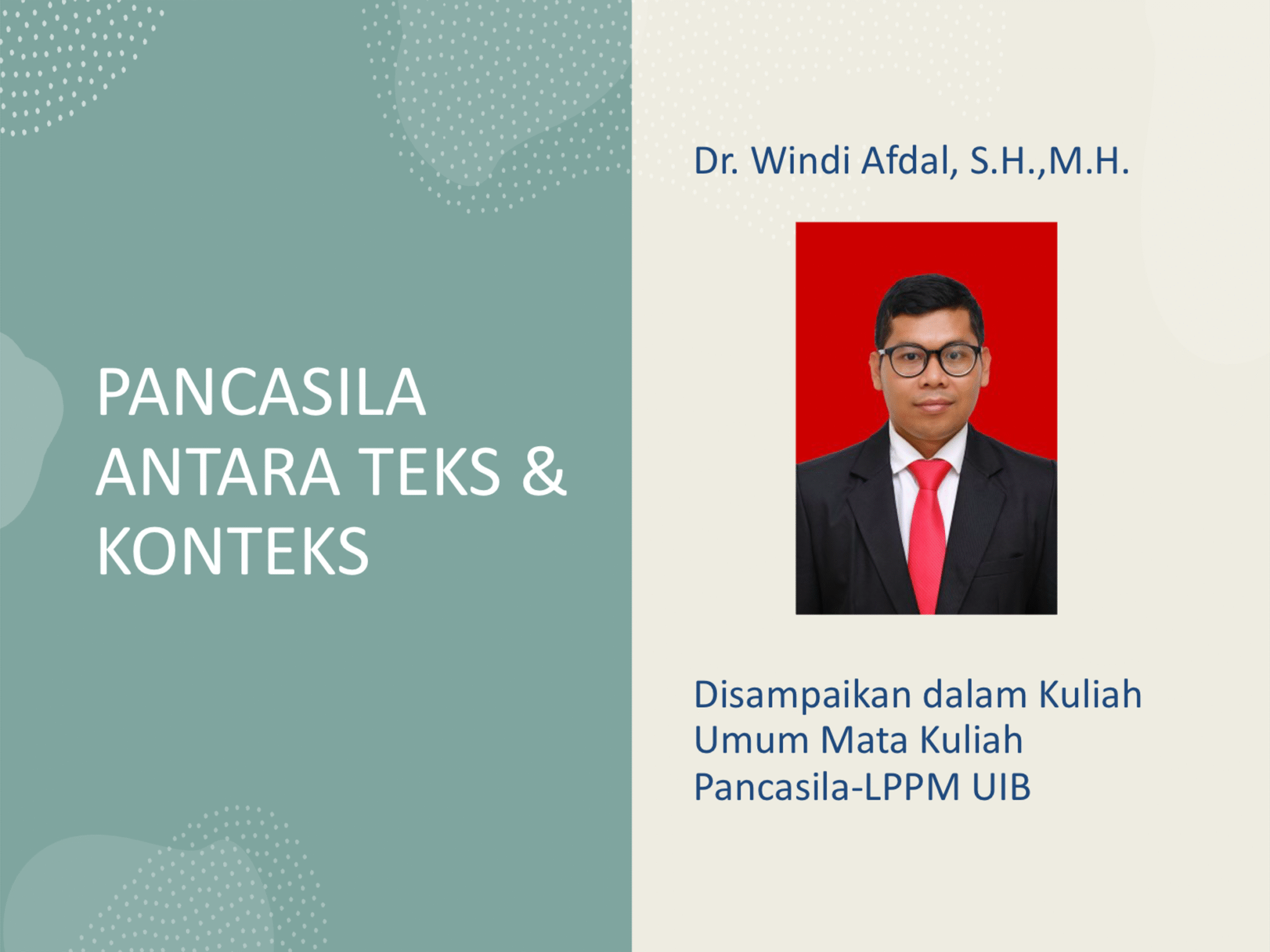 Webinar Series #3 Pancasila: Jika Pancasila adalah Jangkar yang Menjaga Kapal Besar Indonesia dari Badai Sejarah, Apakah Kita Masih Menghidupi Nilai-Nilainya atau Hanya Menjadikannya Teks Bisu?