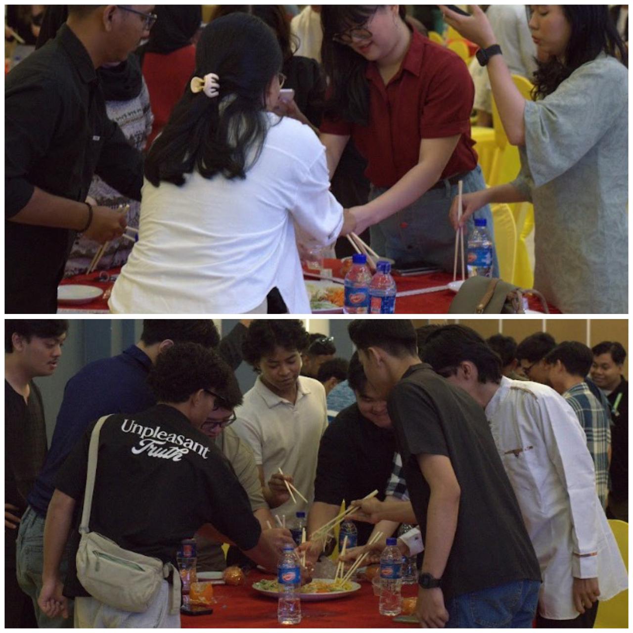 A group of people at a table

Description automatically generated