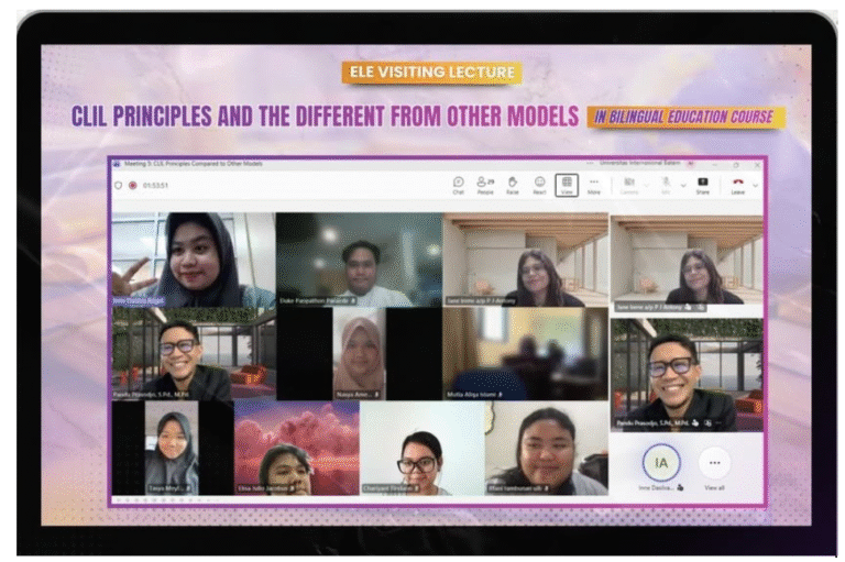 ELE UIB Gelar International Visiting Lecture Bahas CLIL dalam Pendidikan Bilingual