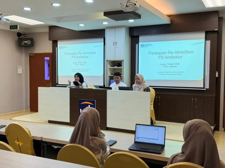 Menuju Re-Akreditasi Unggul, Prodi Arsitektur UIB Gelar Rapat Persiapan