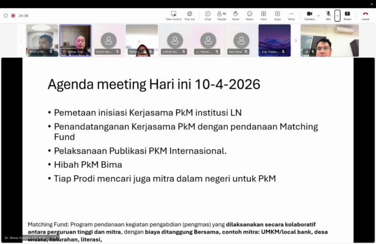 UIB Perkuat Daya Saing dan Kemitraan Global melalui Diskusi Perencanaan Pengabdian kepada Masyarakat Internasional