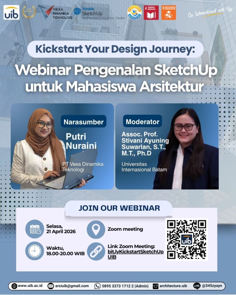 Kickstart Your Design Journey: Webinar Pengenalan SketchUp untuk Mahasiswa Arsitektur