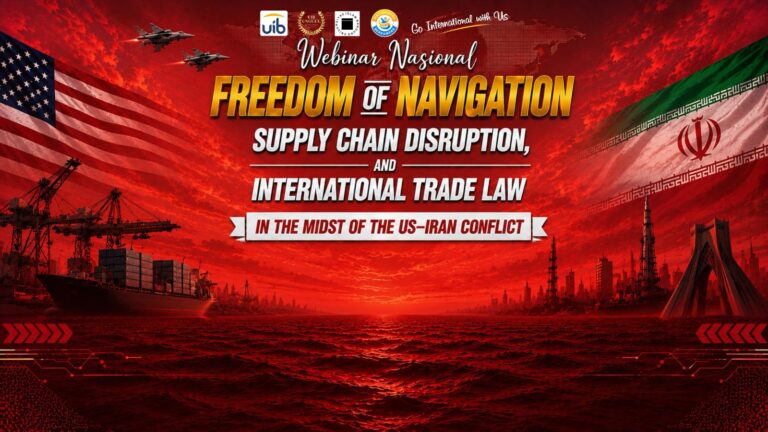 Fakultas Hukum UIB Gelar Webinar Nasional Bahas Konflik AS–Iran dan Dampaknya terhadap Hukum Perdagangan Internasional