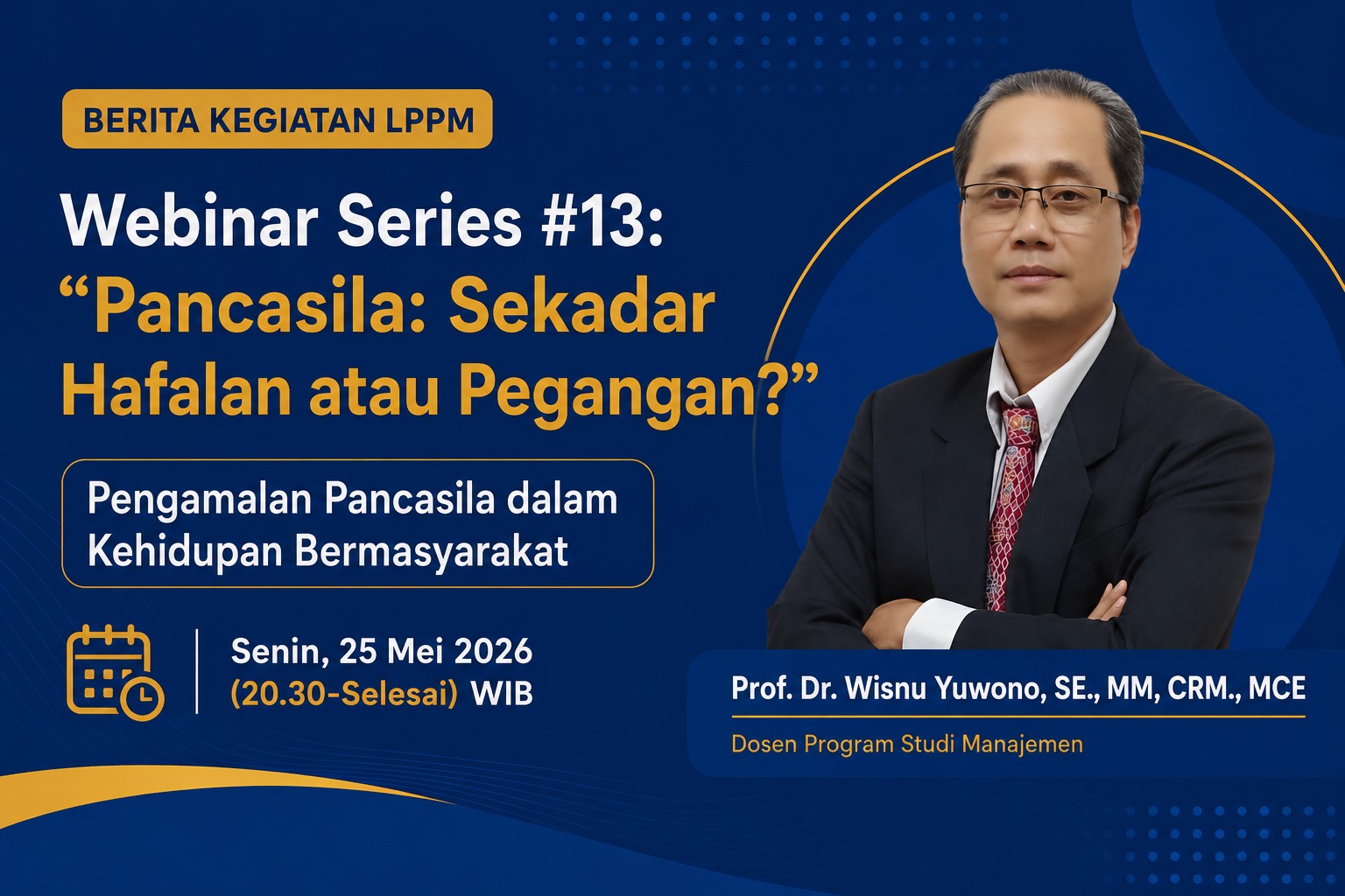 Dari Intoleransi hingga Hoaks: LPPM UIB Kupas Implementasi Nilai Pancasila di Era Modern