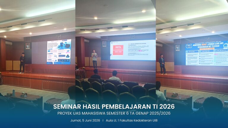Presentasi Seminar Teknologi Informasi Angkatan 2023: Implementasi Teknologi Cerdas dan Infrastruktur Digital untuk Masa Depan
