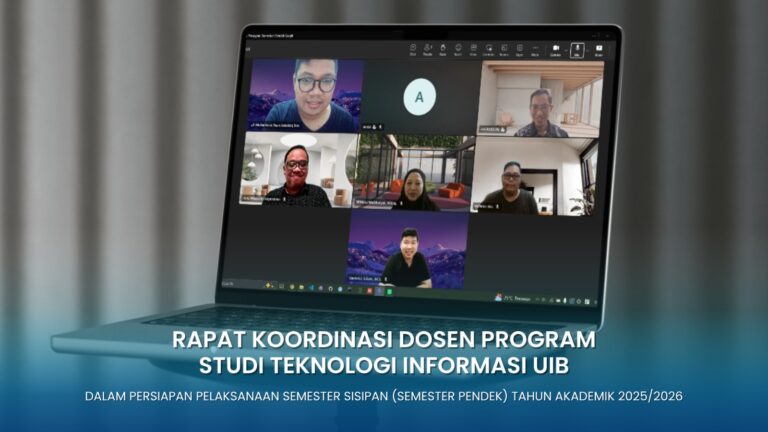 Rapat Koordinasi Dosen Program Studi Teknologi Informasi Universitas Internasional Batam dalam Persiapan Pelaksanaan Semester Sisipan (Semester Pendek) Tahun Akademik 2025/2026