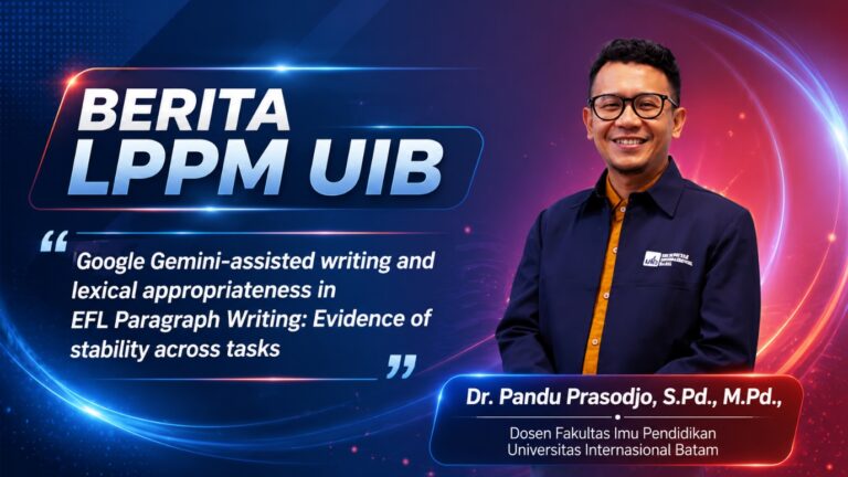 Dosen FKIP UIB Dr. Pandu Prasodjo, S.Pd., M.Pd. Berkolaborasi dengan Peneliti Universitas Negeri Malang Publikasikan Riset di Jurnal Scopus Q2