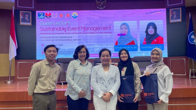 Prodi Pariwisata UIB Gelar Guest Lecture dengan Tema Sustainable Event Management: Integrating Environmental, Social, and Economic Sustainability in Event Planning