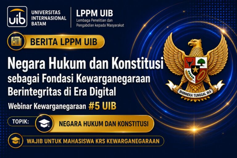 WEBINAR SERIES #5: Memahami Negara Hukum dan Konstitusi sebagai Fondasi Kewarganegaraan Berintegritas di Era Digital