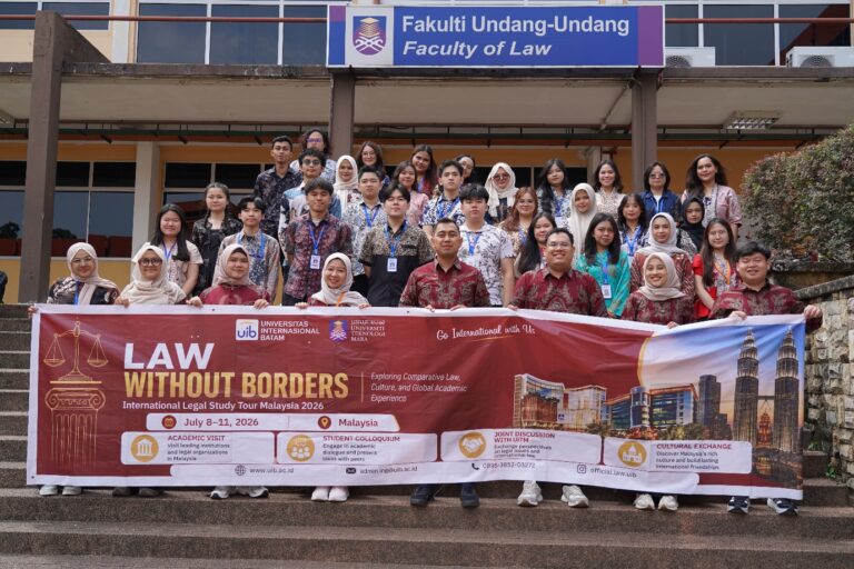 Membangun Calon Sarjana Hukum Berdaya Saing Global: Ilmu Hukum UIB Gelar International Study Tour di UiTM Malaysia