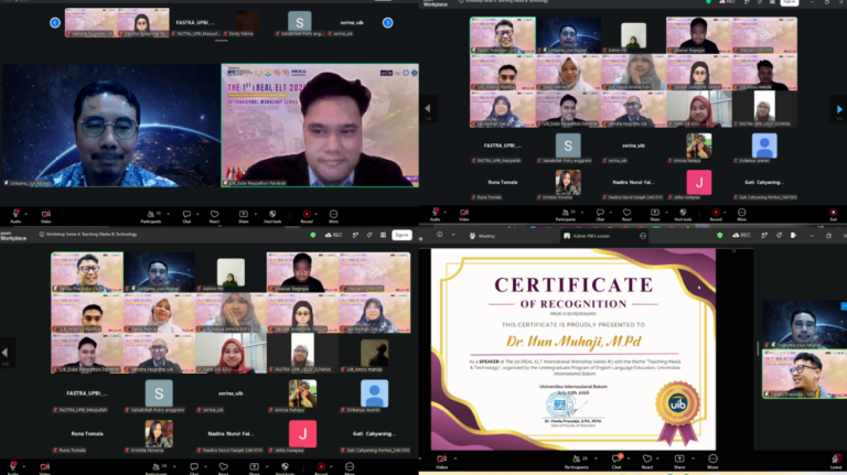 The 1st iREAL ELT International Workshop Series #3 Highlights AI Integration in English Language Teaching