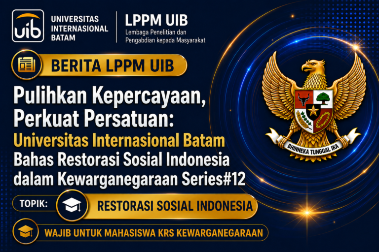Pulihkan Kepercayaan dan Perkuat Persatuan, UIB Bahas Restorasi Sosial Indonesia