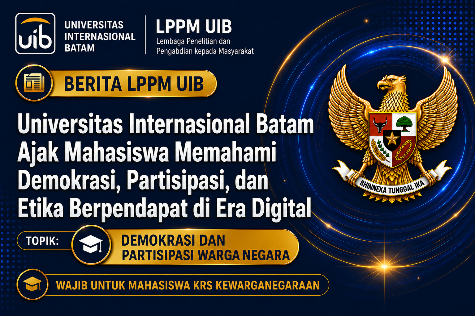 UIB Ajak Mahasiswa Memahami Demokrasi dan Etika Berpendapat di Era Digital