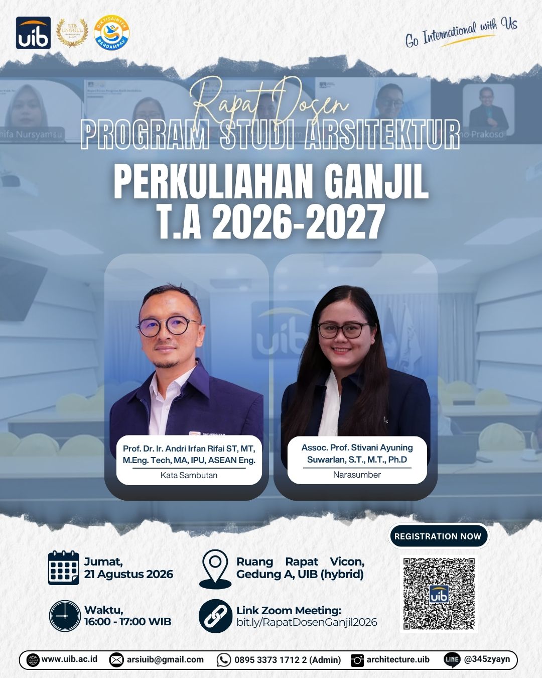 Prodi Arsitektur UIB Gelar Rapat Dosen Persiapkan Perkuliahan Ganjil 2026/2027