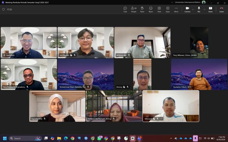 Rapat Dosen Teknologi Informasi UIB Siapkan Semester Ganjil 2026/2027