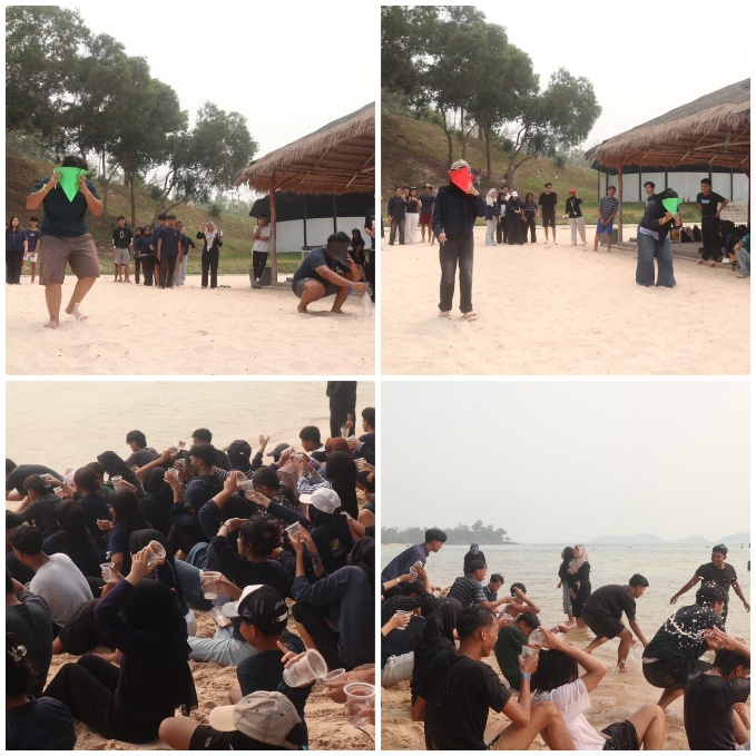 A group of people on a beach
Description automatically generated