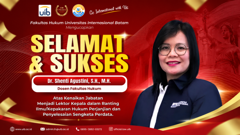 Empat Dosen Fakultas Hukum UIB Raih Kenaikan Jabatan Fungsional, Perkuat Keunggulan Program Studi Ilmu Hukum
