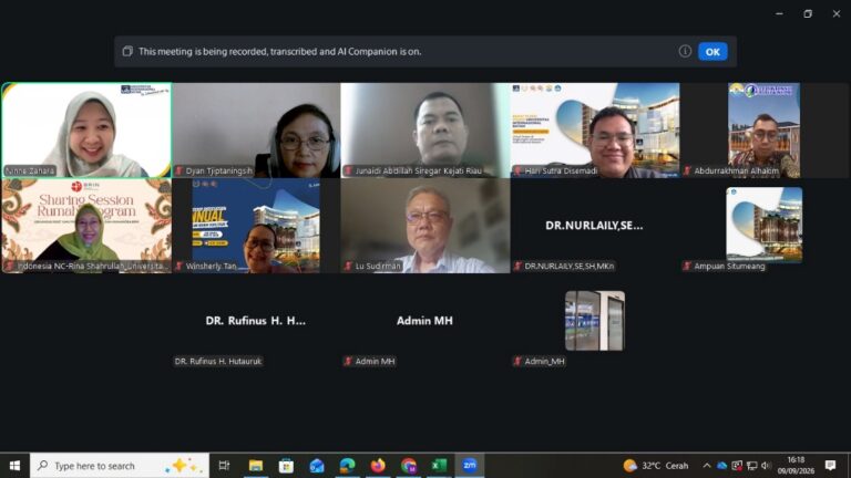 Rapat Dosen Magister Hukum UIB Bahas Persiapan Semester Ganjil 2026/2027