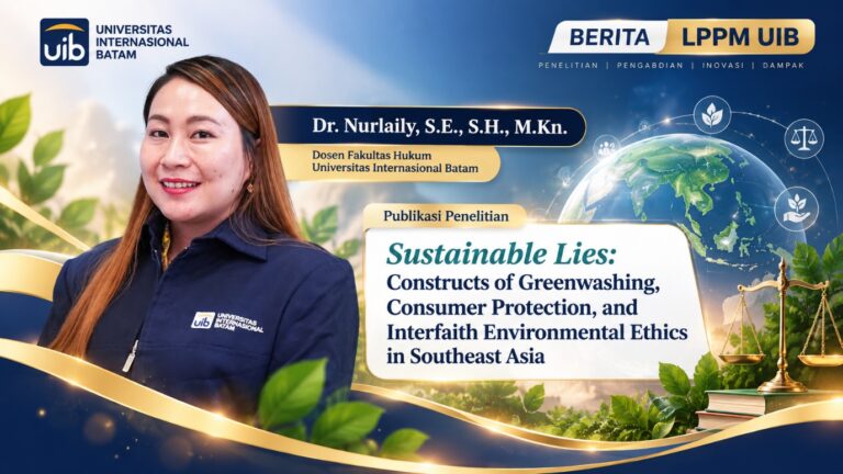 Dosen Fakultas Hukum UIB Publikasikan Riset Greenwashing Berkolaborasi di Asia Tenggara